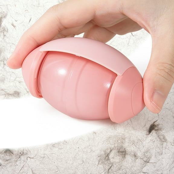 Vxdvou Portable Lint Remover Brush, Washable Clothes Hair Remover, Travel-Friendly Fabric Cleaner, Reusable Lint & Pet Hair Remover with Lid, Effective and Compact Design