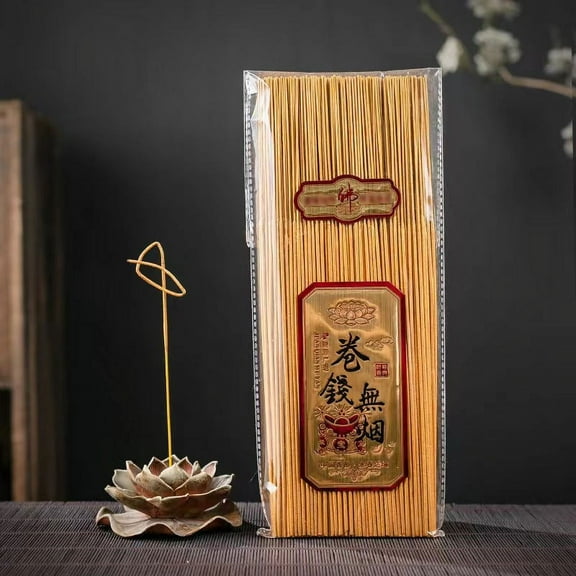 Vxdvou Sandalwood Incense Sticks for Home & Kitchen, Natural Buddha Offering Incense, Relaxing Slow Burning Incense for Meditation, Aromatherapy, Office & Living Room Décor