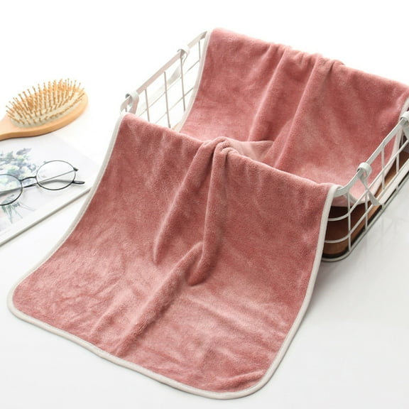 Vxdvou Soft Towels, Highly Absorbent Polyester Bath Towels for Spa & Home Use, Lint-Free & Fast Drying, Multi-Purpose Cleaning Cloth for Bathroom, Car & Guest Room, 73x34 cm