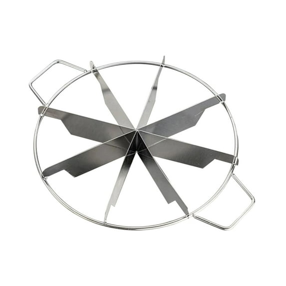 Vxdvou Stainless Steel Cake Pizza Layered Cake Divider, Multiple Blade Circular Cutter, Kitchen Tool for Even Cake Slicing, Perfect for Pizza & Layered Cakes, Essential Kitchen Gadget