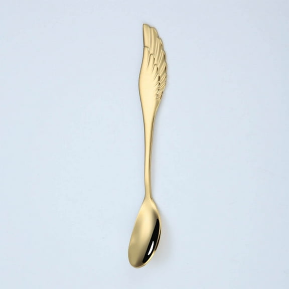 Vxdvou Stainless Steel Fruit Fork & Dessert Spoon Set, Pedestal Dinner Fork Spoon, Elegant Tableware for Home & Dining, Party Essentials, Durable & Easy-to-Clean Cutlery