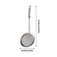 thumbnail image 1 of Vxdvou Stainless Steel Oil Separator, Fine Mesh Oil Filter for Kitchen, Easy to Clean Oil Strainer, Kitchen Gadgets, Grease Filter Spoon for Cooking & Home Kitchen Essentials, 1 of 2