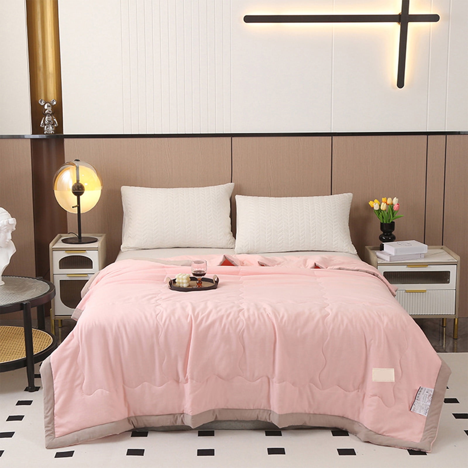 Vxdvou Summer Cooler Quilt for Hot Sleepers and Night Sweats Ice