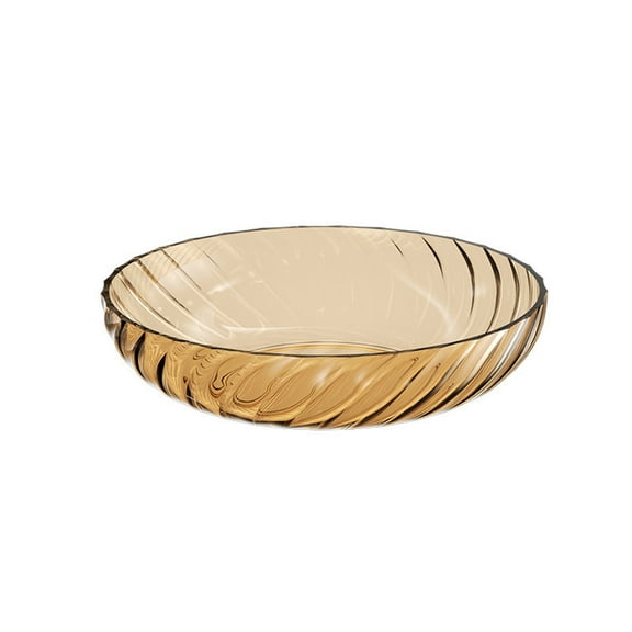 Vxdvou Transparent Fruit Bowl for Living Room & Tea Table, Elegant Snack & Melon Bowl, Crystal Clear Design with Smooth Edges for Easy Cleaning, Durable Material for Kitchen Use