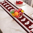 thumbnail image 1 of Vxdvou Valentine's Day Polyester Printed Table Flag, Decorative Table Runner for Valentine's Day, Holiday Table Decorations, Kitchen & Dining Decor, Home & Kitchen, Festive Table Settings, 1 of 7