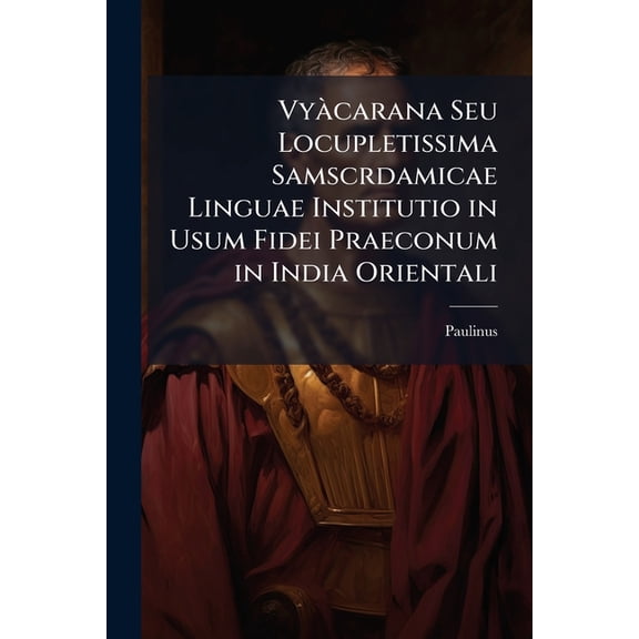Vycarana Seu Locupletissima Samscrdamicae Linguae Institutio in Usum Fidei Praeconum in India Orientali : Et Virorum Litteratorum in Europa (Paperback)