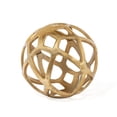 thumbnail image 1 of Gild Design House Vyan Decorative Orb Sculpture, Large Gold, 1 of 5