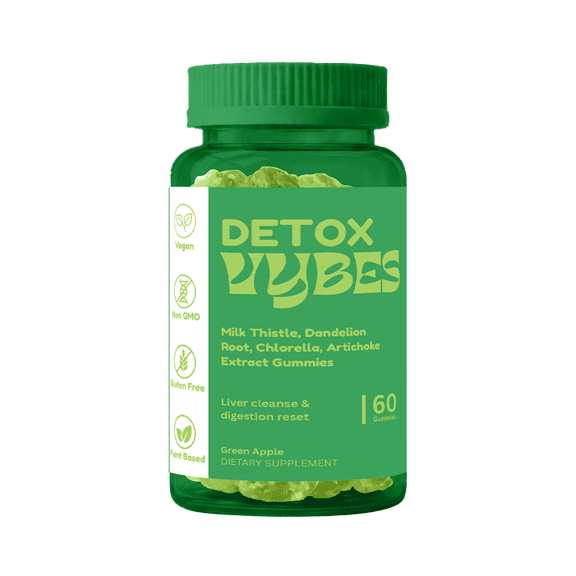 Vybes Digestive Wellness Gummies Daily Gut & Digestive Support, 60 Count