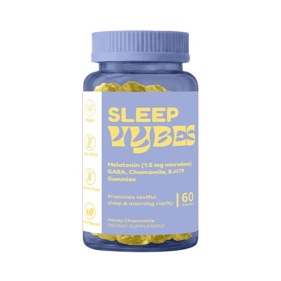 Vybes Sleep Support Gummies, Calm & Restful Sleep, 60 Ct