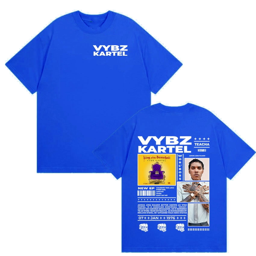Vybz Kartel 2025 Tour New Album Graphic Merch T-Shirt - Unisex