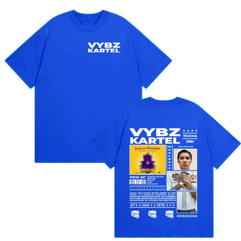 Vybz Kartel 2025 Tour New Album Graphic Merch T-Shirt - Unisex