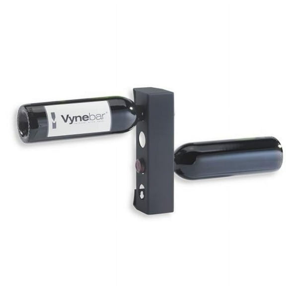 Vynebar VB4BBBK 4 Black Bead Blast Vertical Wine Rack