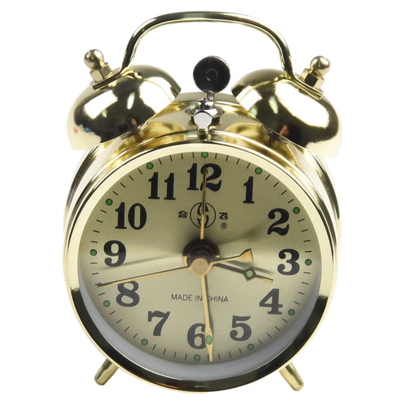 Vyntara Retro Pure Copper Horseshoe Clock Home Decor Manual Wind Up Vintage Metal Clock Nostalgic Home Decor Piece 1PCS