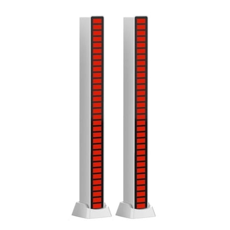 Vysn VSN-GETLIT-WHT-2X GetLit Sound Activated Multi-Color Light Bar - 2-Pack - White