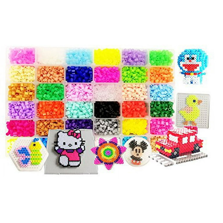 YDIAMEJ Fuse Beads Kit, 4300 Iron Beads Set 24 Color 5mm Fuse Beads Ki –  WoodArtSupply