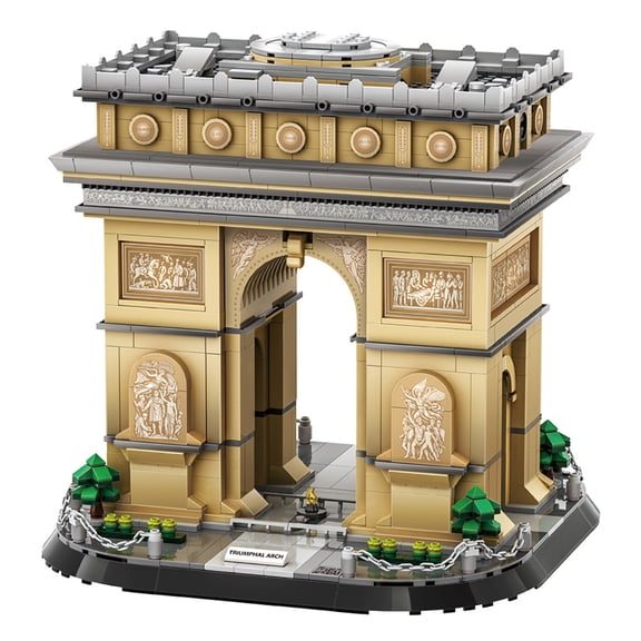 Vyytoz Arc de Triomphe Paris Building Set, 1377Pcs Architecture Model, Creative Display Toy, World Landmark Collection