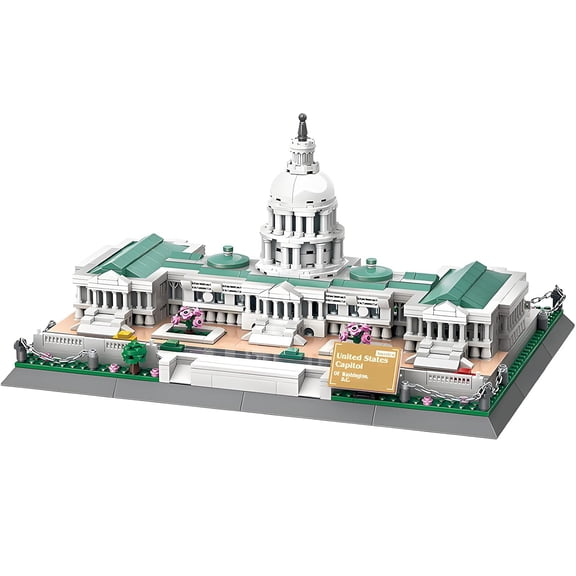 Vyytoz Capitol Washington D.C. Building Set, 1074Pcs Architecture Model, Creative Display Toy, World Landmark Collection