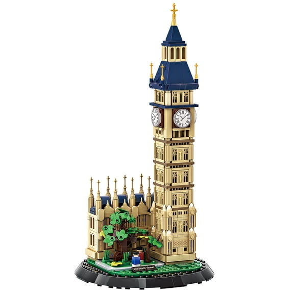 Vyytoz Elizabeth Tower London Building Set, 892Pcs Architecture Model, Creative Display Toy, World Landmark Collection