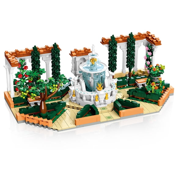 Vyytoz Fountain Square Building Set, 1586Pcs Architecture Model, Creative Display Toy, World Landmark Collection