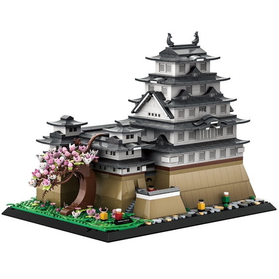 Vyytoz Himeji Castle Japan Building Set, 1866Pcs Architecture Model, Creative Display Toy, World Landmark Collection