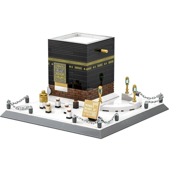 Vyytoz Kaaba Mecca Building Set, 446Pcs Architecture Model, Creative Display Toy, World Landmark Collection