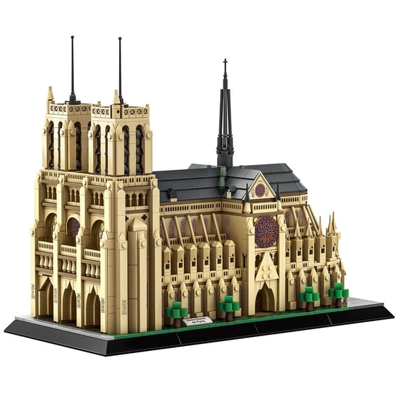Vyytoz Notre Dame de Paris Building Set (2171 Pieces), Architecture Building Blocks Toys, Home Décor Model