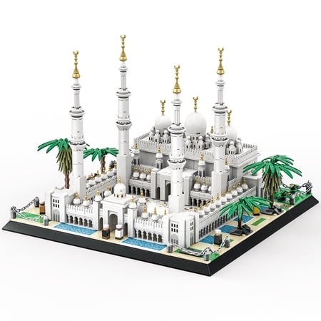 Vyytoz Sheikh Zayed Grand Mosque Abu Dhabi Building Set, 1463Pcs Architecture Model, Creative Display Toy, World Landmark Collection