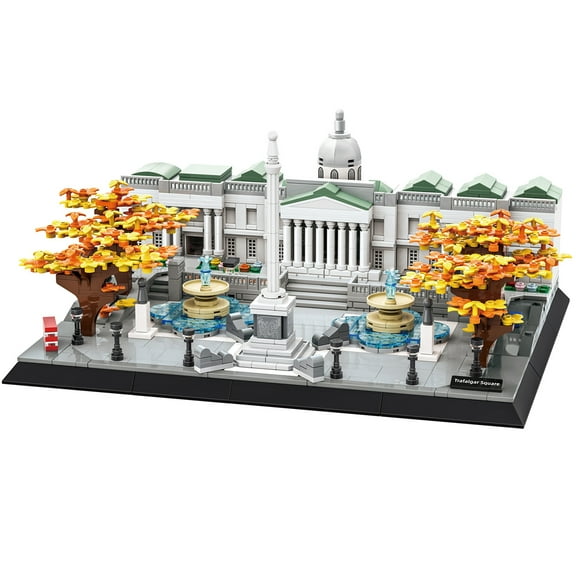 Vyytoz Trafalgar Square London Building Set, 1245Pcs Architecture Model, Creative Display Toy, World Landmark Collection