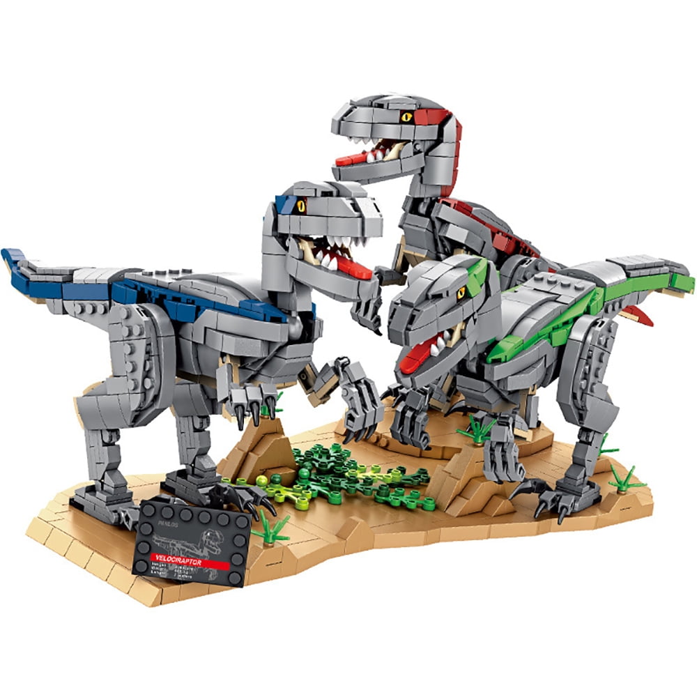 Vyytoz Velociraptors Building Set (1780 Pieces), Jurassic Dinosaur Building Blocks Toys, Home Décor Model Gifts for Kids and Adults