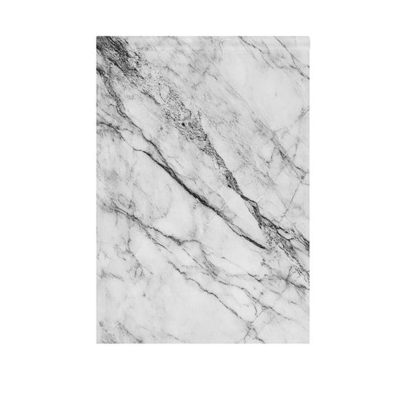 Vzayy 28 in x 40 in Polyester Outdoor Flags & Banners, Wrinkle-Resistant & Durable, Heat Transfer Fade-Proof，A White Marble