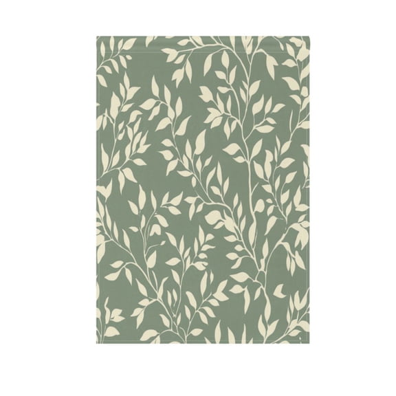 Vzayy 28 in x 40 in Polyester Outdoor Flags & Banners, Wrinkle-Resistant & Durable, Heat Transfer Fade-Proof,Leaves