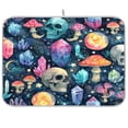 thumbnail image 1 of Vzayyk 18'x24'Absorbent Dish Drying Mats For Kitchen Counter Coffee Machine Mat Crystals Skulls, 1 of 8