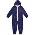 thumbnail image 1 of Vzayyk 4T-14Y Size Aviliable Cozy One-Piece Footless Sleeper Pajama Blue Stripes, 1 of 8