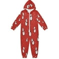 thumbnail image 1 of Vzayyk 4T-14Y Size Aviliable Cozy One-Piece Footless Sleeper Pajama Cartoon Snowman, 1 of 8