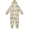 thumbnail image 1 of Vzayyk 4T-14Y Size Aviliable Cozy One-Piece Footless Sleeper Pajama Cute Christmas Pattern, 1 of 8