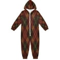 thumbnail image 1 of Vzayyk 4T-14Y Size Aviliable Cozy One-Piece Footless Sleeper Pajama Dark Red, 1 of 8