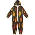 thumbnail image 1 of Vzayyk 4T-14Y Size Aviliable Cozy One-Piece Footless Sleeper Pajama Flames, 1 of 8