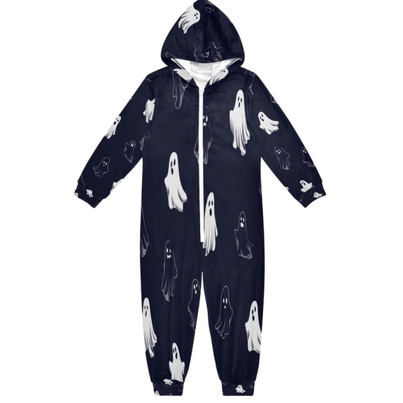 Vzayyk 4T-14Y Size Aviliable Cozy One-Piece Footless Sleeper Pajama Ghosts