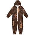 thumbnail image 1 of Vzayyk 4T-14Y Size Aviliable Cozy One-Piece Footless Sleeper Pajama Gingerbread Man, 1 of 8