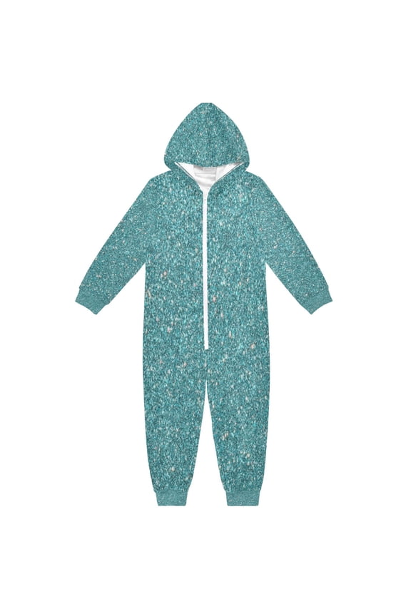 4T-14Y Size Aviliable Cozy One-Piece Footless Sleeper Pajama Glitter