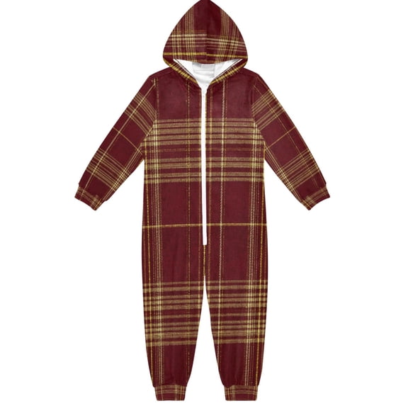 Vzayyk 4T-14Y Size Aviliable Cozy One-Piece Footless Sleeper Pajama Gold Pattern