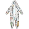 thumbnail image 1 of Vzayyk 4T-14Y Size Aviliable Cozy One-Piece Footless Sleeper Pajama Hands Holding Seed Packaging, 1 of 8