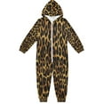 thumbnail image 1 of Vzayyk 4T-14Y Size Aviliable Cozy One-Piece Footless Sleeper Pajama Leopard Print Tile, 1 of 8