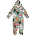 thumbnail image 1 of Vzayyk 4T-14Y Size Aviliable Cozy One-Piece Footless Sleeper Pajama Sashimi, 1 of 8