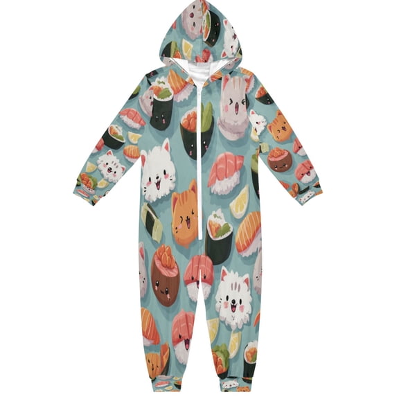 Vzayyk 4T-14Y Size Aviliable Cozy One-Piece Footless Sleeper Pajama Sashimi