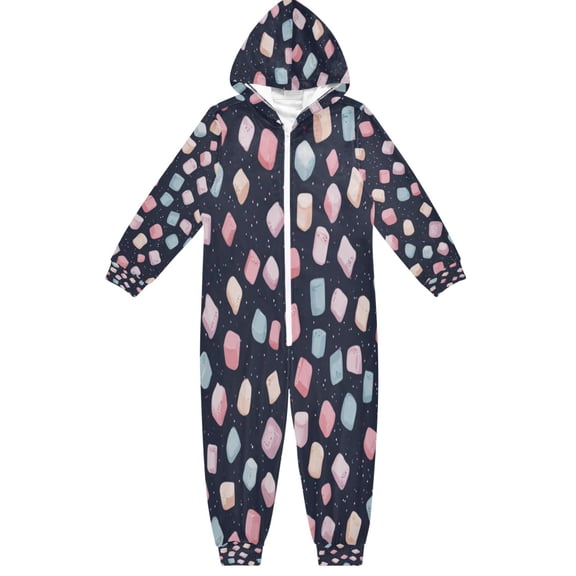 Vzayyk 4T-14Y Size Aviliable Cozy One-Piece Footless Sleeper Pajama Sweet Puffed Candy