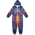 thumbnail image 1 of Vzayyk 4T-14Y Size Aviliable Cozy One-Piece Footless Sleeper Pajama Tie-dye, 1 of 8