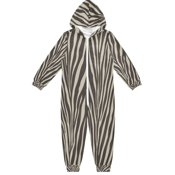 Vzayyk 4T-14Y Size Aviliable Cozy One-Piece Footless Sleeper Pajama Zebra Stripes Vector