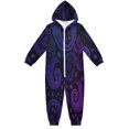 Vzayyk Cozy One-Piece Footless Sleeper Pajama Midnight Celestial ...