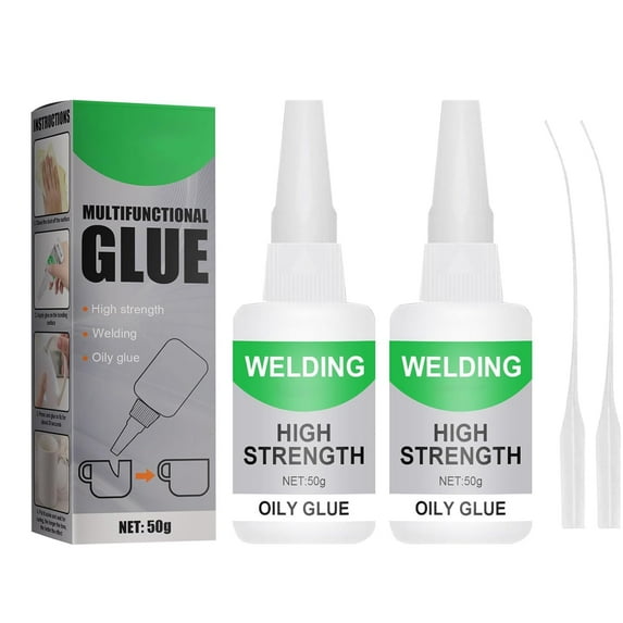 Vzurta Glue, Vzurta Welding High-Strength Oily Glue, Powerful Universal Glues, Multi Purpose Strong Glues, Instant Bonding, Strong Adhesion, Repairs Last Long Time 2PCS
